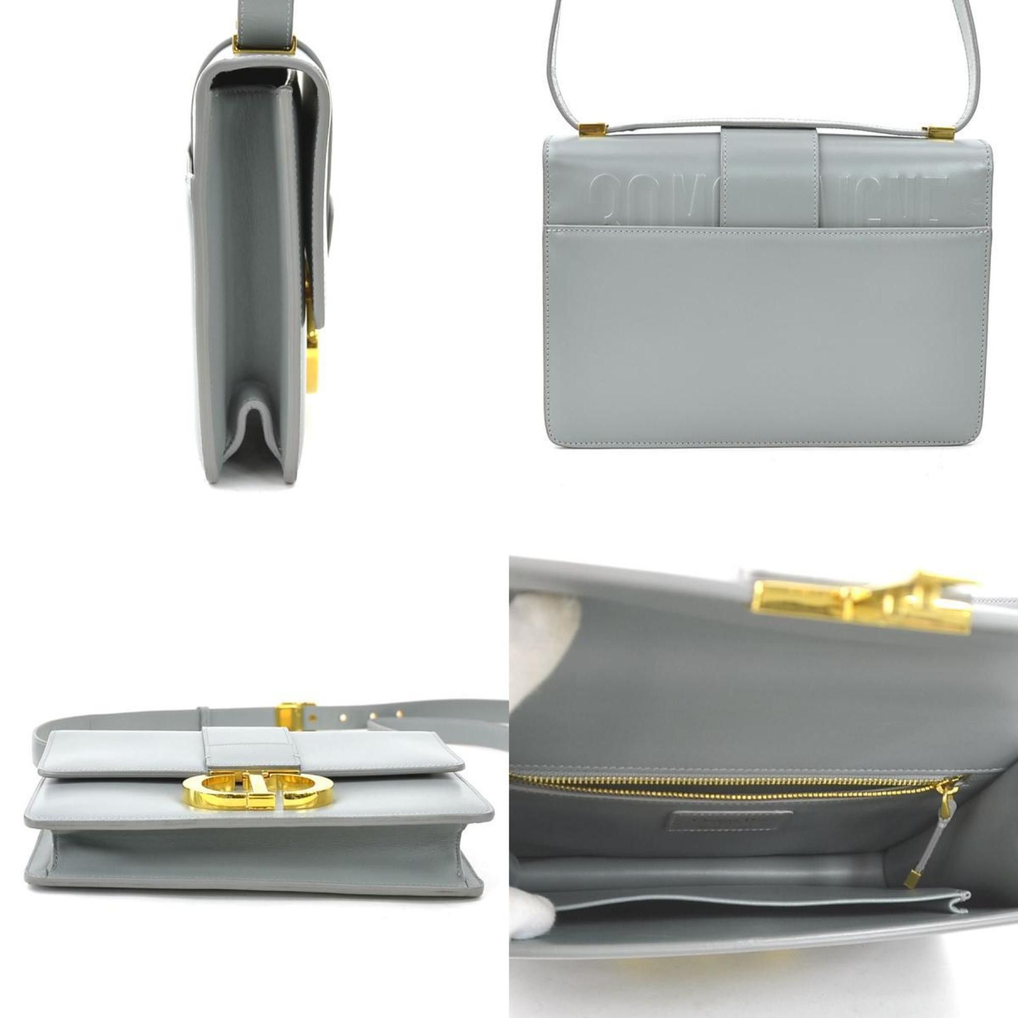 Dior Christian Dior Shoulder Bag 30 Montaigne Leather Grey Gold Women's e60458g Size ONE SIZE - 2 Thumbnail