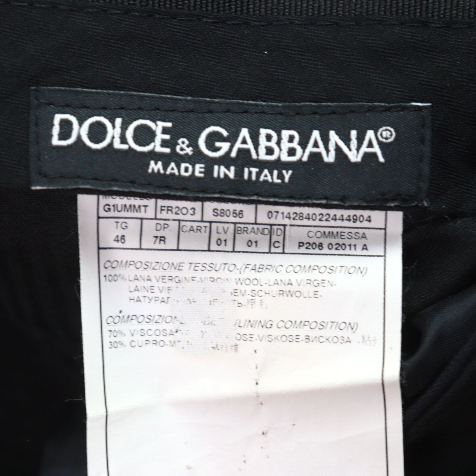 Dolce & Gabbana Dolce & Gabbana Dolce&Gabbana Double-breasted Three-piece Suit Others Suits G1UMMT Size ONE SIZE - 18 Thumbnail