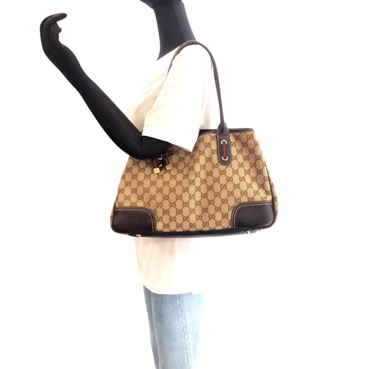 Gucci Gucci Gucci GG Canvas 2way bag Canvas Shoulder Bag Size ONE SIZE - 6 Thumbnail