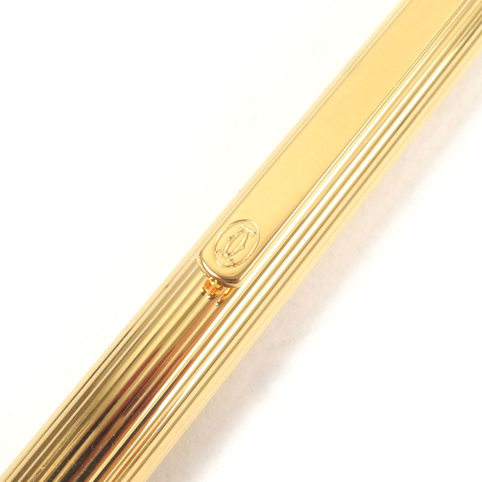 Cartier Cartier Cartier Must de Cartier Ballpoint Pen Metal Pen DUTY FREE for USA Size ONE SIZE - 7 Thumbnail