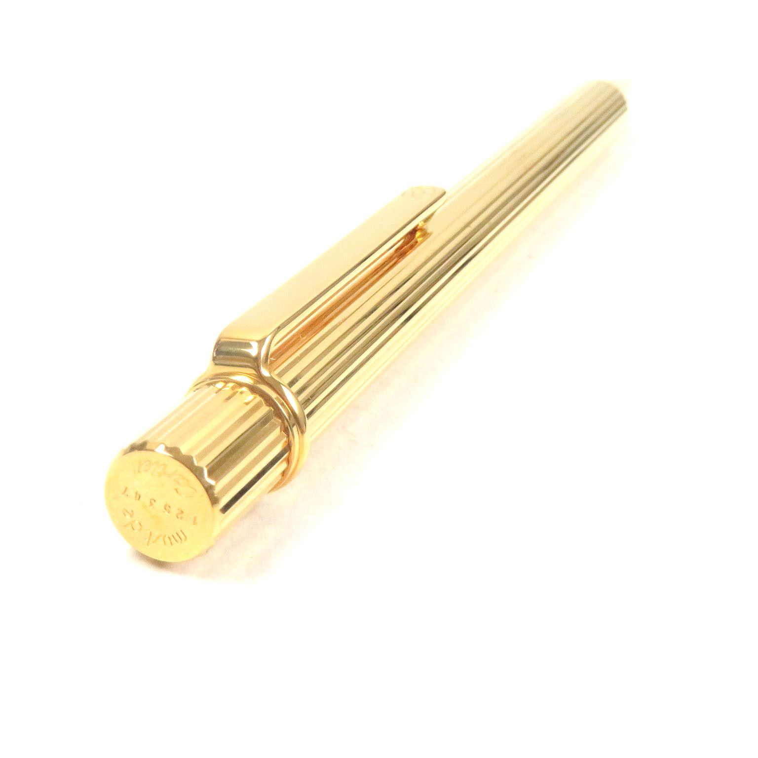 Cartier Cartier Cartier Must de Cartier Ballpoint Pen Metal Pen DUTY FREE for USA Size ONE SIZE - 4 Thumbnail