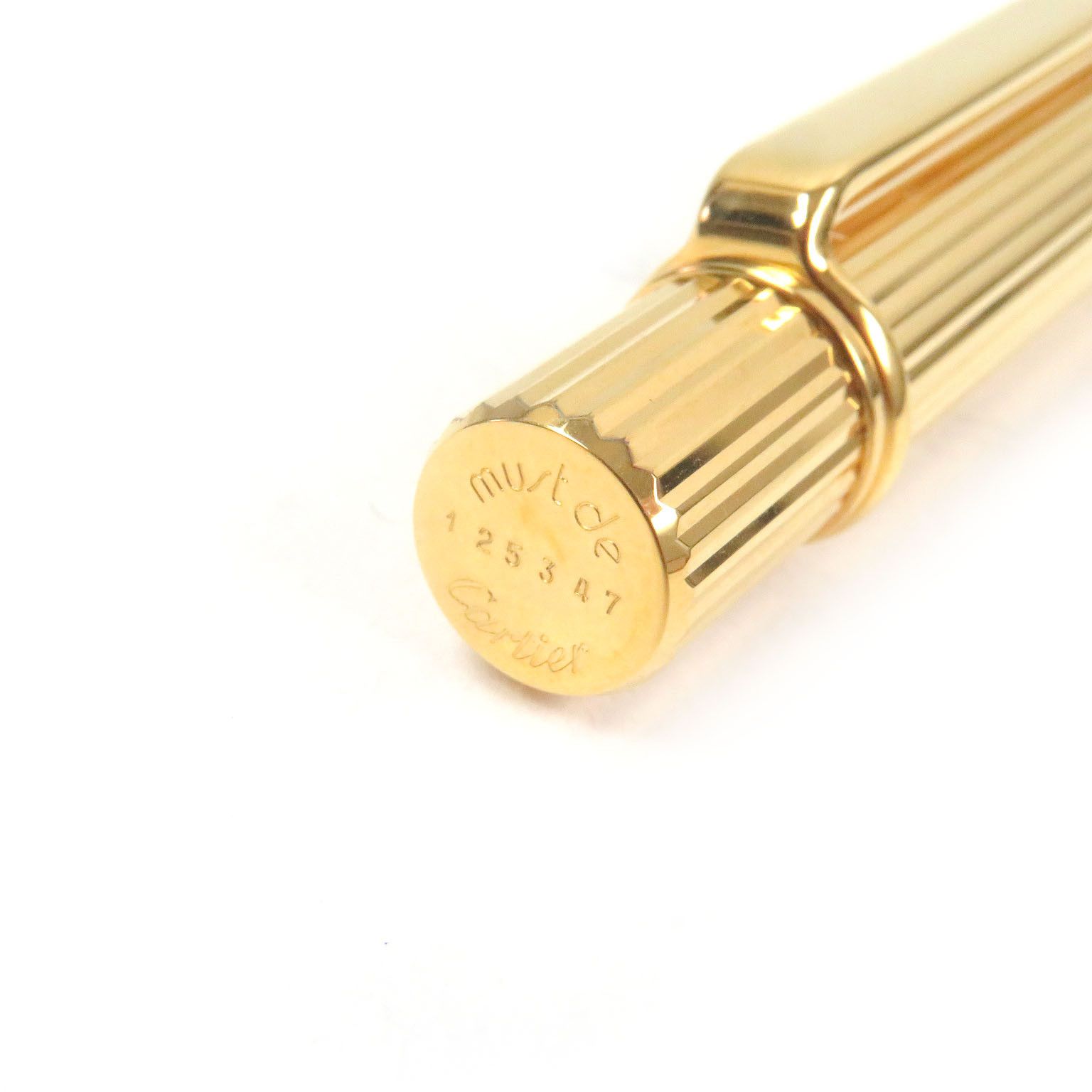 Cartier Cartier Cartier Must de Cartier Ballpoint Pen Metal Pen DUTY FREE for USA Size ONE SIZE - 6 Thumbnail