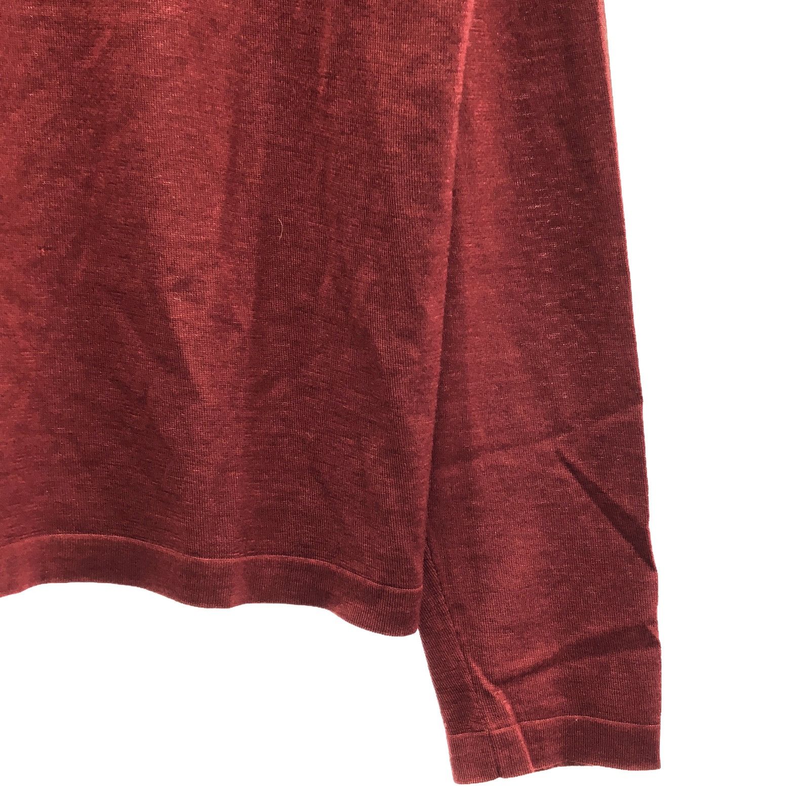 Hermes Hermes Hermes Knit Cashmere Silk Knitwear Leather Tops Size ONE SIZE - 4 Thumbnail