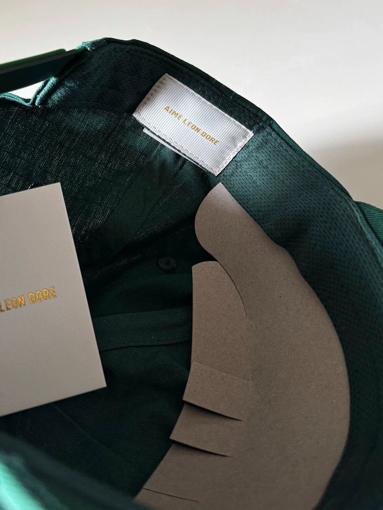 Aime Leon Dore Aime Leon Dore Green Cap with Logo Size ONE SIZE - 3 Thumbnail