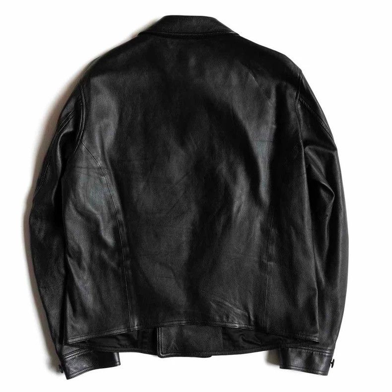 Porter Classic Porter Classic Double-Breasted Leather Jacket Size US XL / EU 56 / 4 - 2 Thumbnail