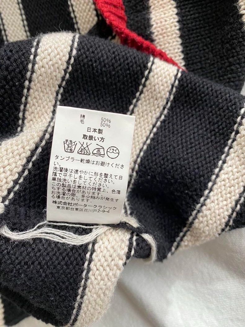 Porter Classic Porter Classic Striped Knit Wool Sweater Size US M / EU 48-50 / 2 - 7 Thumbnail
