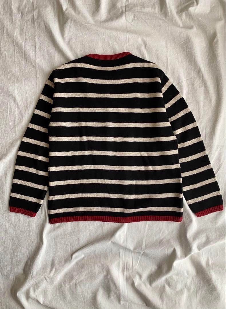 Porter Classic Porter Classic Striped Knit Wool Sweater Size US M / EU 48-50 / 2 - 2 Thumbnail