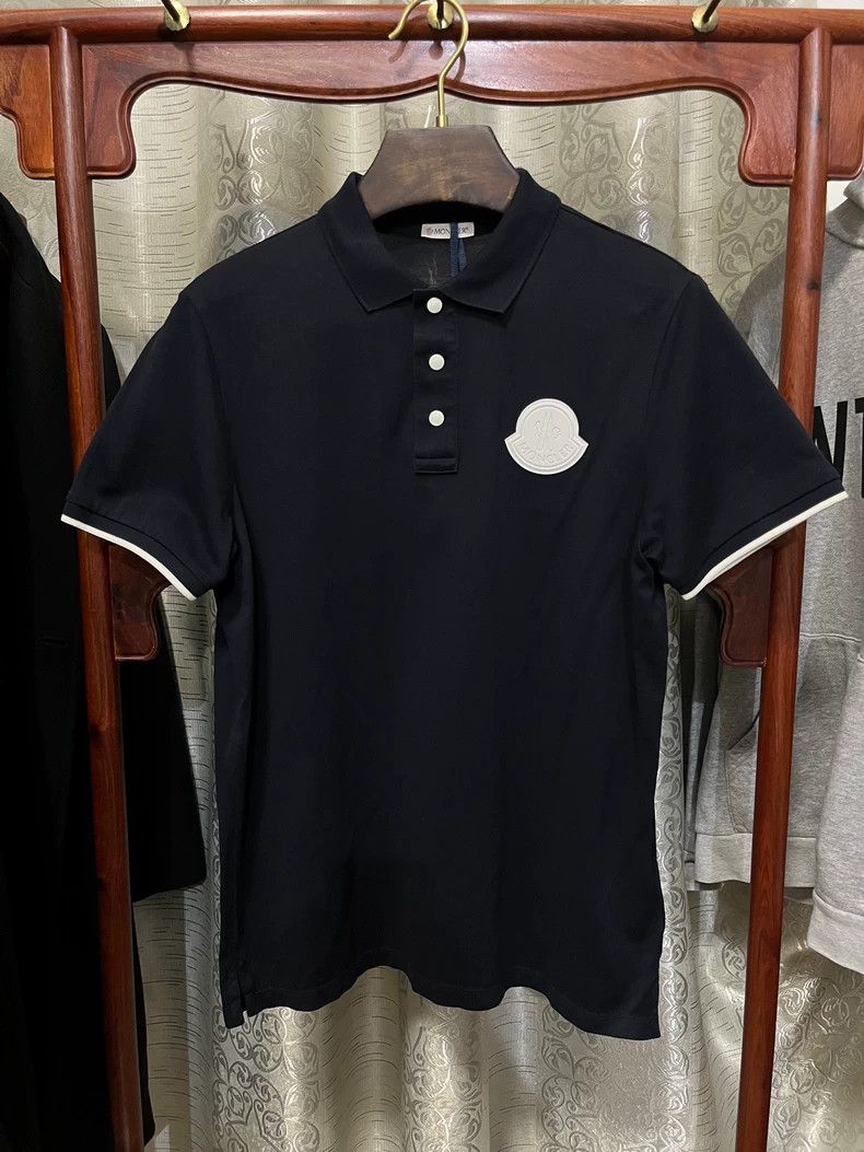 Moncler New Moncler Men's Short Sleeve Polo Shirt Size US S / EU 44-46 / 1 - 2 Thumbnail