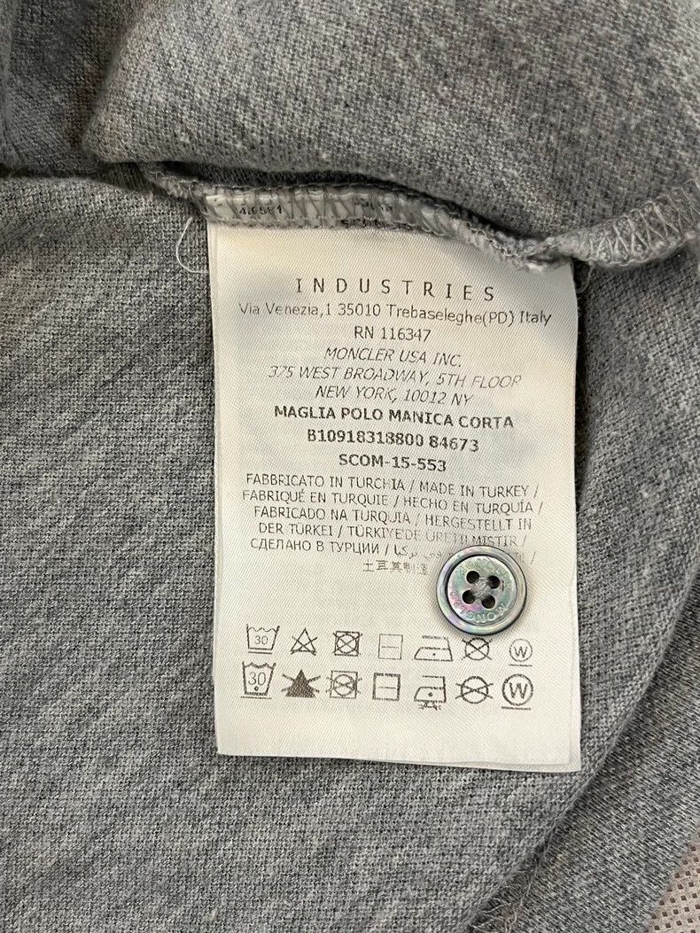 Moncler Moncler Men's Polo Shirt with Three Color Logo Size US M / EU 48-50 / 2 - 5 Thumbnail
