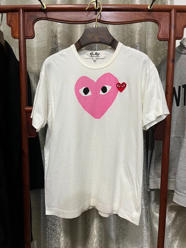Comme des Garcons PLAY CDG Play Short Sleeve T-Shirt for Men Size US L / EU 52-54 / 3 - 2 Thumbnail
