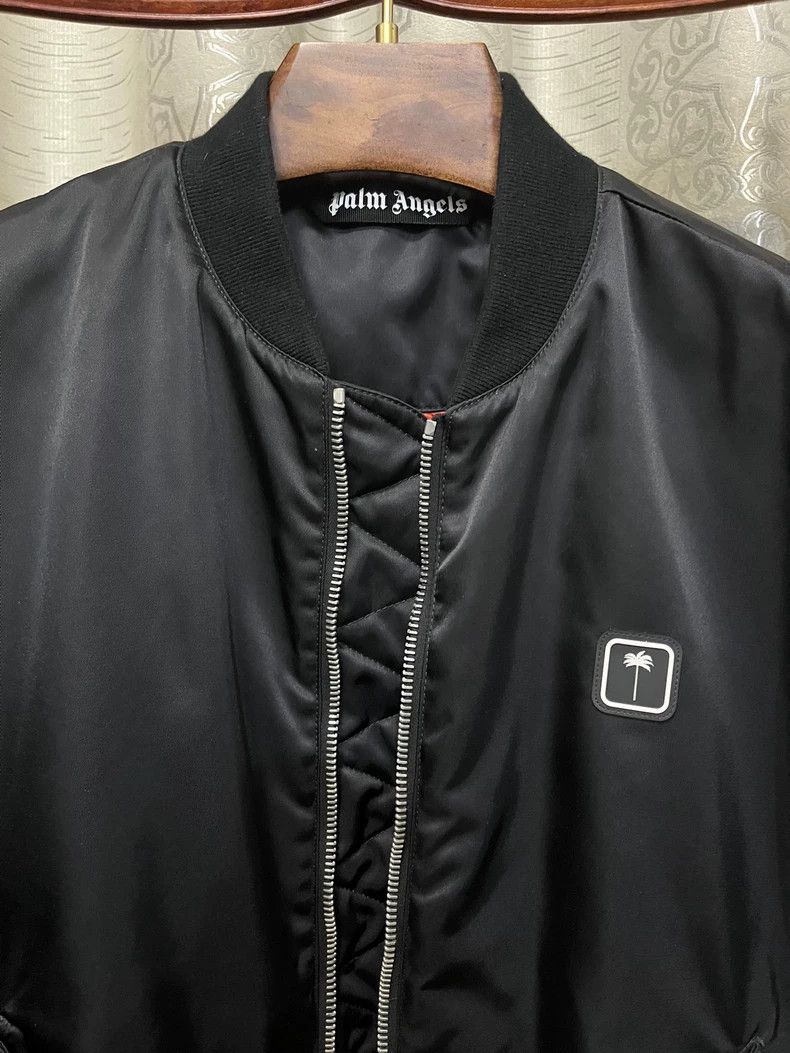 Palm Angels Palm Angels Ma-1 Black Nylon Bomber Jacket Size US M / EU 48-50 / 2 - 3 Thumbnail