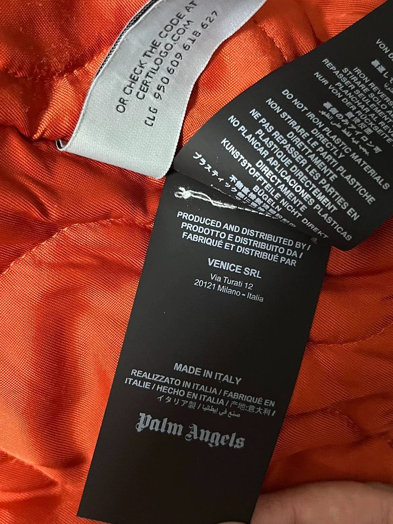 Palm Angels Palm Angels Ma-1 Black Nylon Bomber Jacket Size US M / EU 48-50 / 2 - 8 Thumbnail