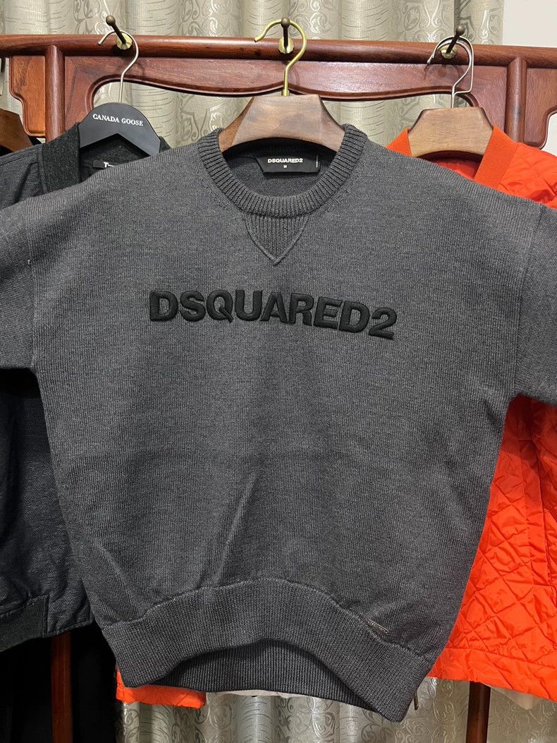Dsquared2 Dsquared2 Gray Wool Sweater Size M Size US M / EU 48-50 / 2 - 2 Thumbnail