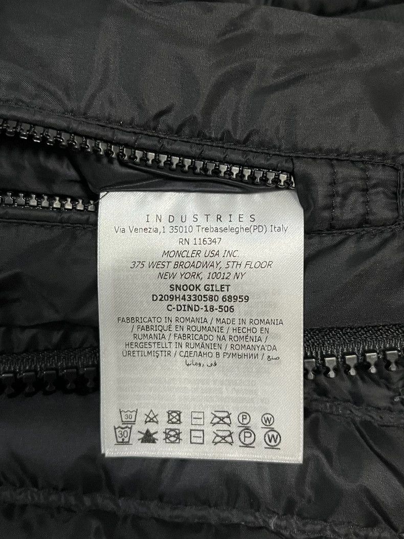 Moncler Moncler Fragment Black Down Vest for Men Size US M / EU 48-50 / 2 - 8 Thumbnail