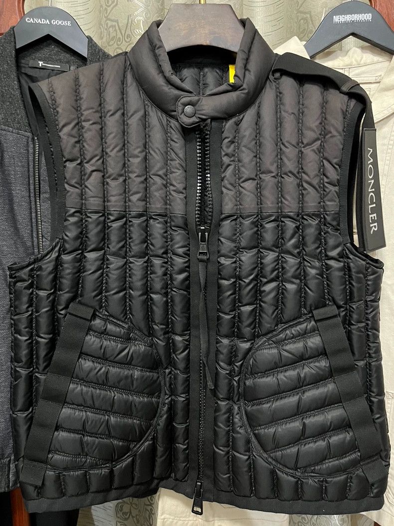 Moncler Moncler Fragment Black Down Vest for Men Size US M / EU 48-50 / 2 - 4 Thumbnail