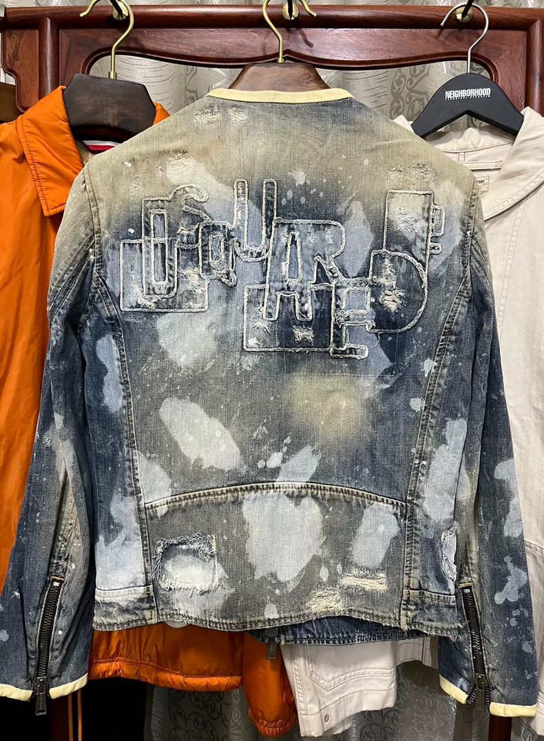 Dsquared2 Dsquared2 Distressed Denim Jacket Size 48 Size US M / EU 48-50 / 2 - 3 Thumbnail