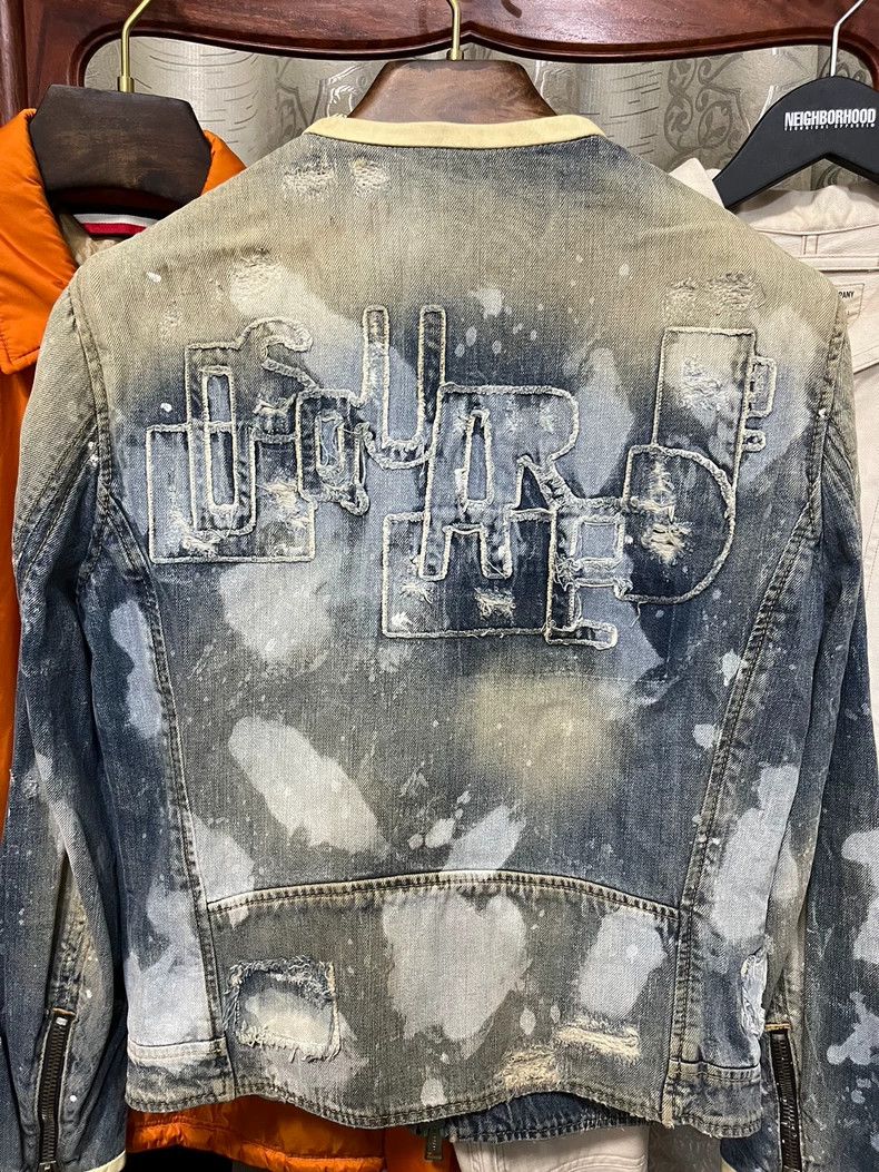 Dsquared2 Dsquared2 Distressed Denim Jacket Size 48 Size US M / EU 48-50 / 2 - 4 Thumbnail