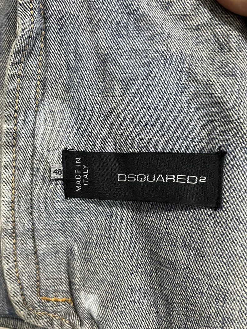 Dsquared2 Dsquared2 Distressed Denim Jacket Size 48 Size US M / EU 48-50 / 2 - 6 Thumbnail