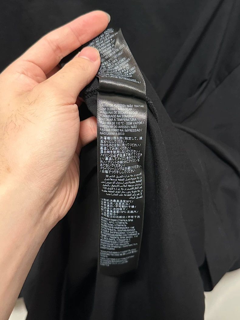 Balenciaga Balenciaga Distressed Black Logo Short Sleeve Shirt Size US XS / EU 42 / 0 - 6 Thumbnail