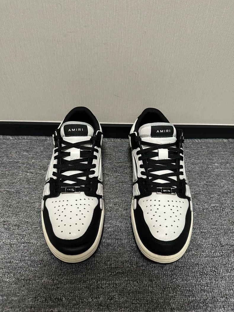Amiri Amiri Bones Shoes Black and White Size 42 Size US 9 / EU 42 - 2 Thumbnail