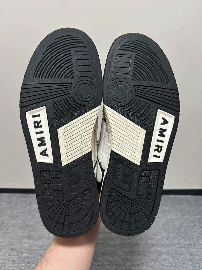 Amiri Amiri Bones Shoes Black and White Size 42 Size US 9 / EU 42 - 5 Thumbnail