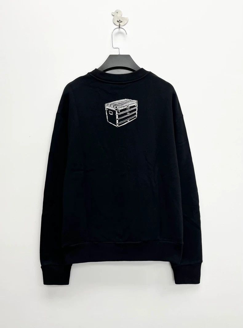Louis Vuitton Louis Vuitton Black Embroidered Logo Sweatshirt Size US S / EU 44-46 / 1 - 2 Thumbnail