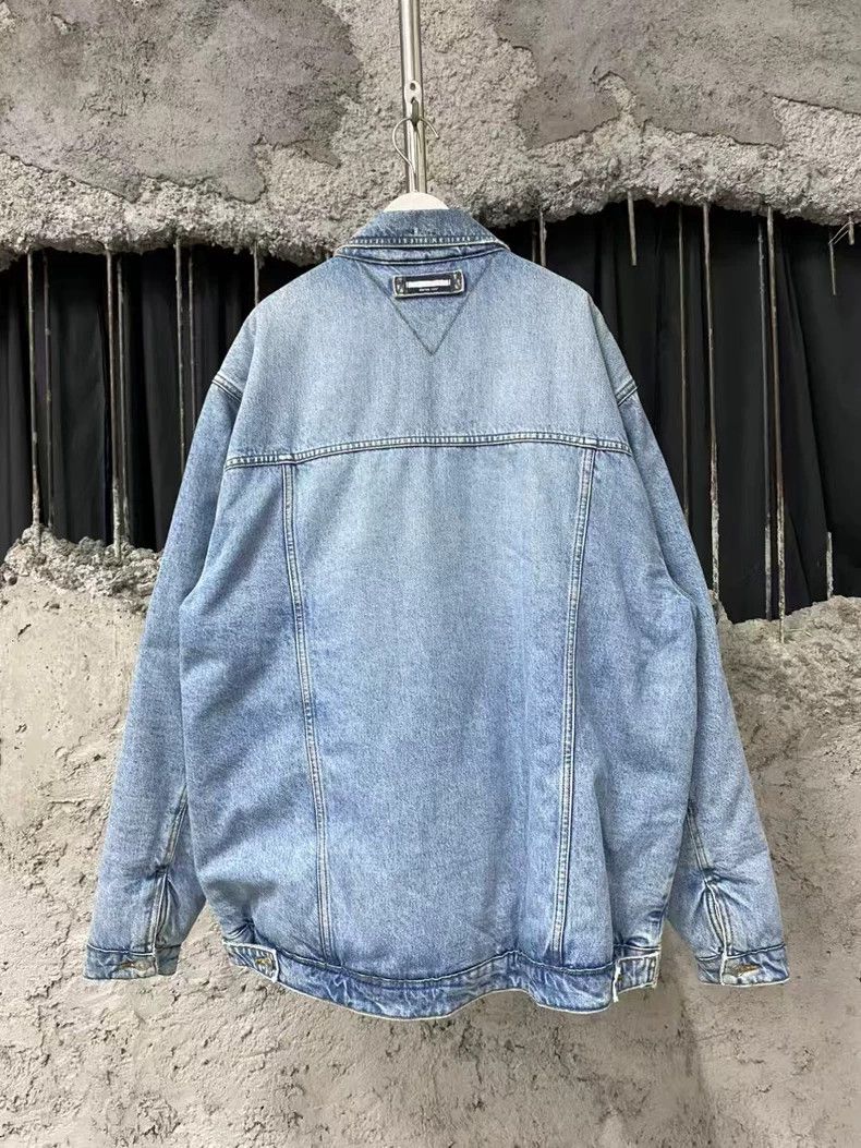 Martine Rose Martine Rose Embroidered Logo Denim Jacket Size US L / EU 52-54 / 3 - 2 Thumbnail