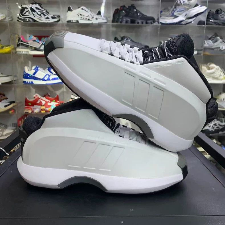 Adidas Crazy 1 Kobe Sneakers Black and White Size US 9 / EU 42 - 4 Thumbnail