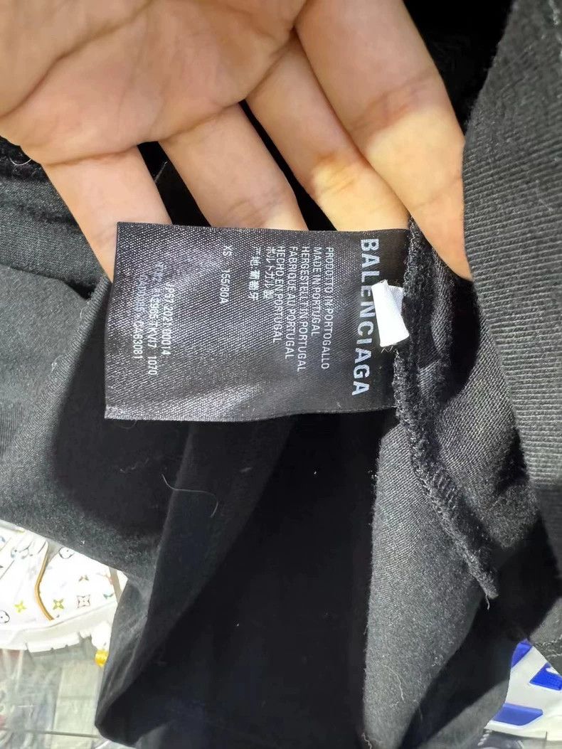 Balenciaga Balenciaga Black Loose Fit Short Sleeve T-Shirt Size US XS / EU 42 / 0 - 6 Thumbnail