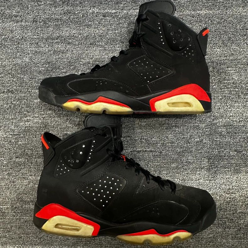 Nike Air Jordan 6 Infrared Sneakers Size 42.5 Size US 10.5 / EU 43-44 - 5 Thumbnail