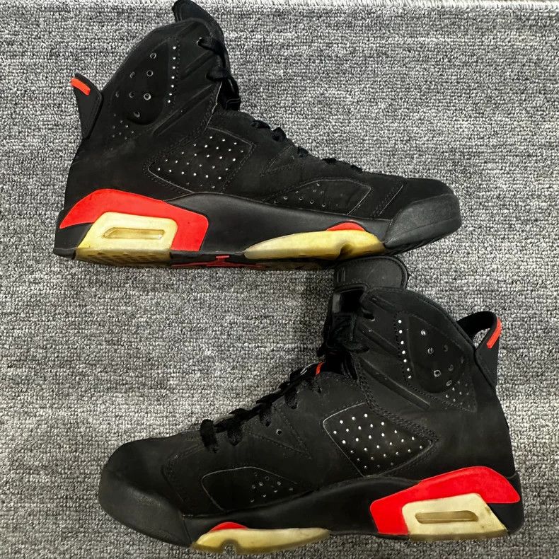Nike Air Jordan 6 Infrared Sneakers Size 42.5 Size US 10.5 / EU 43-44 - 6 Thumbnail