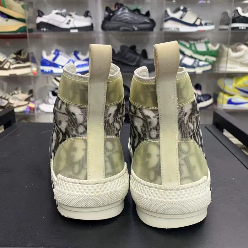 Dior DIOR B23 High Top Canvas Sneakers for Men Size US 8 / EU 41 - 3 Thumbnail