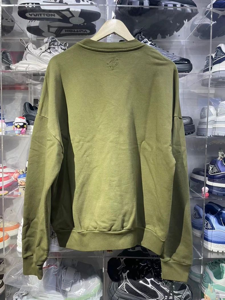 Louis Vuitton Louis Vuitton Logo Print Long Sleeve Sweatshirt Size US M / EU 48-50 / 2 - 2 Thumbnail
