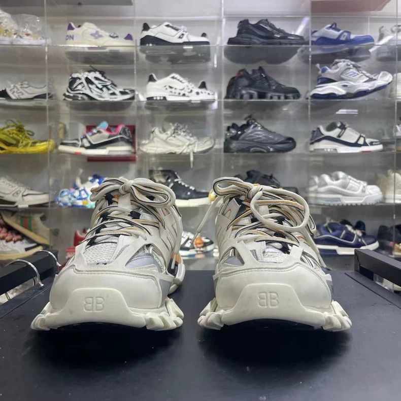 Balenciaga Balenciaga Track Sneakers White and Orange Size 41 Size US 8 / EU 41 - 2 Thumbnail