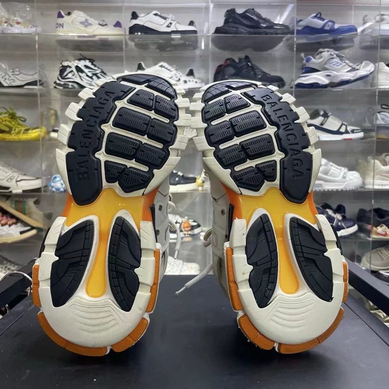 Balenciaga Balenciaga Track Sneakers White and Orange Size 41 Size US 8 / EU 41 - 6 Thumbnail