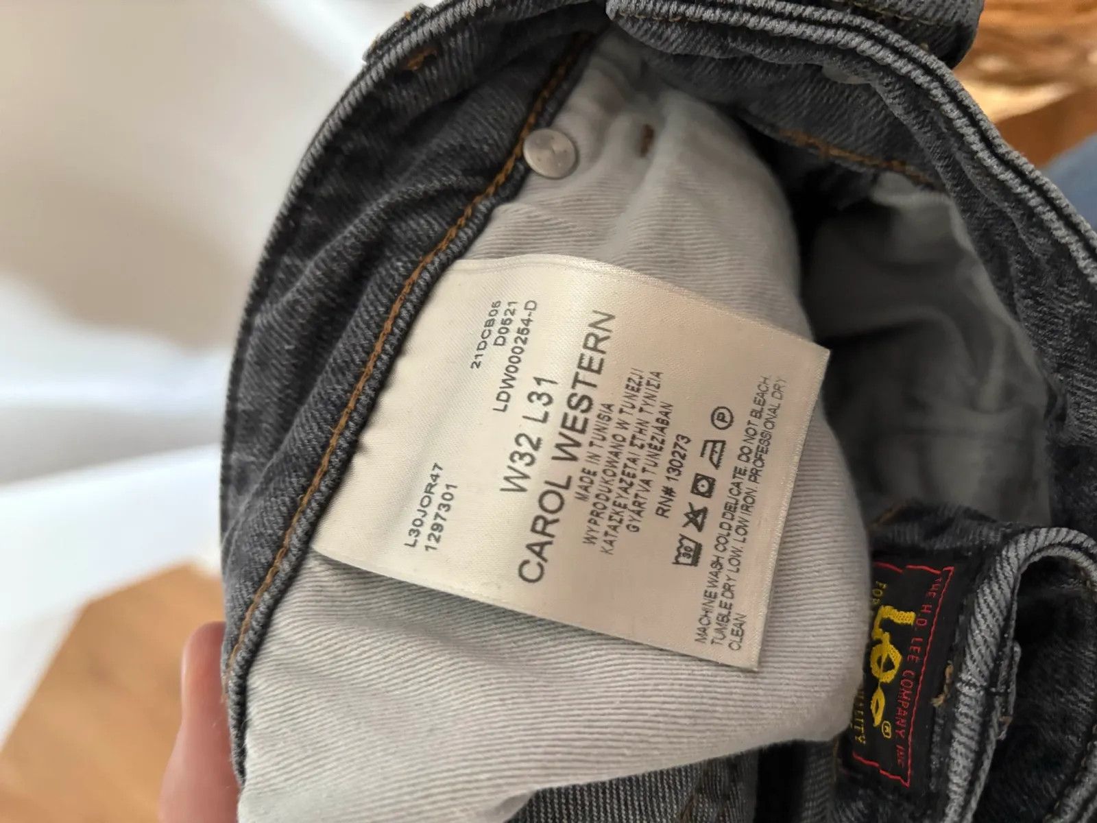 Lee Lee Carol Western Jeans Size 32" / US 10 / IT 46 - 3 Thumbnail