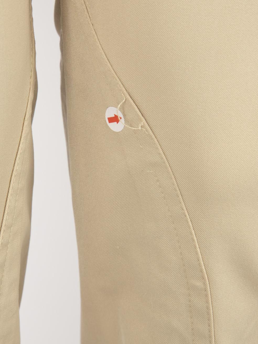 Prada Beige Slim Fit Mid Rise Trousers Size 27" / US 4 / IT 40 - 5 Thumbnail