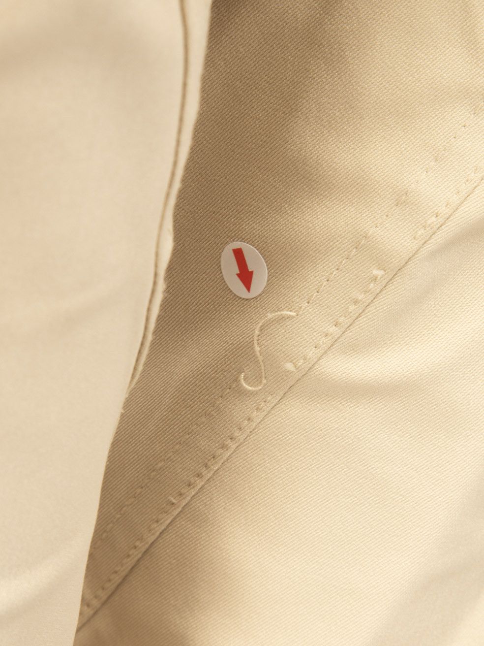 Prada Beige Slim Fit Mid Rise Trousers Size 27" / US 4 / IT 40 - 7 Thumbnail