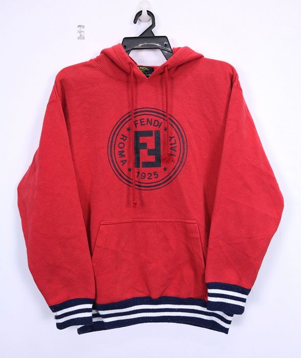 Red best sale fendi hoodie