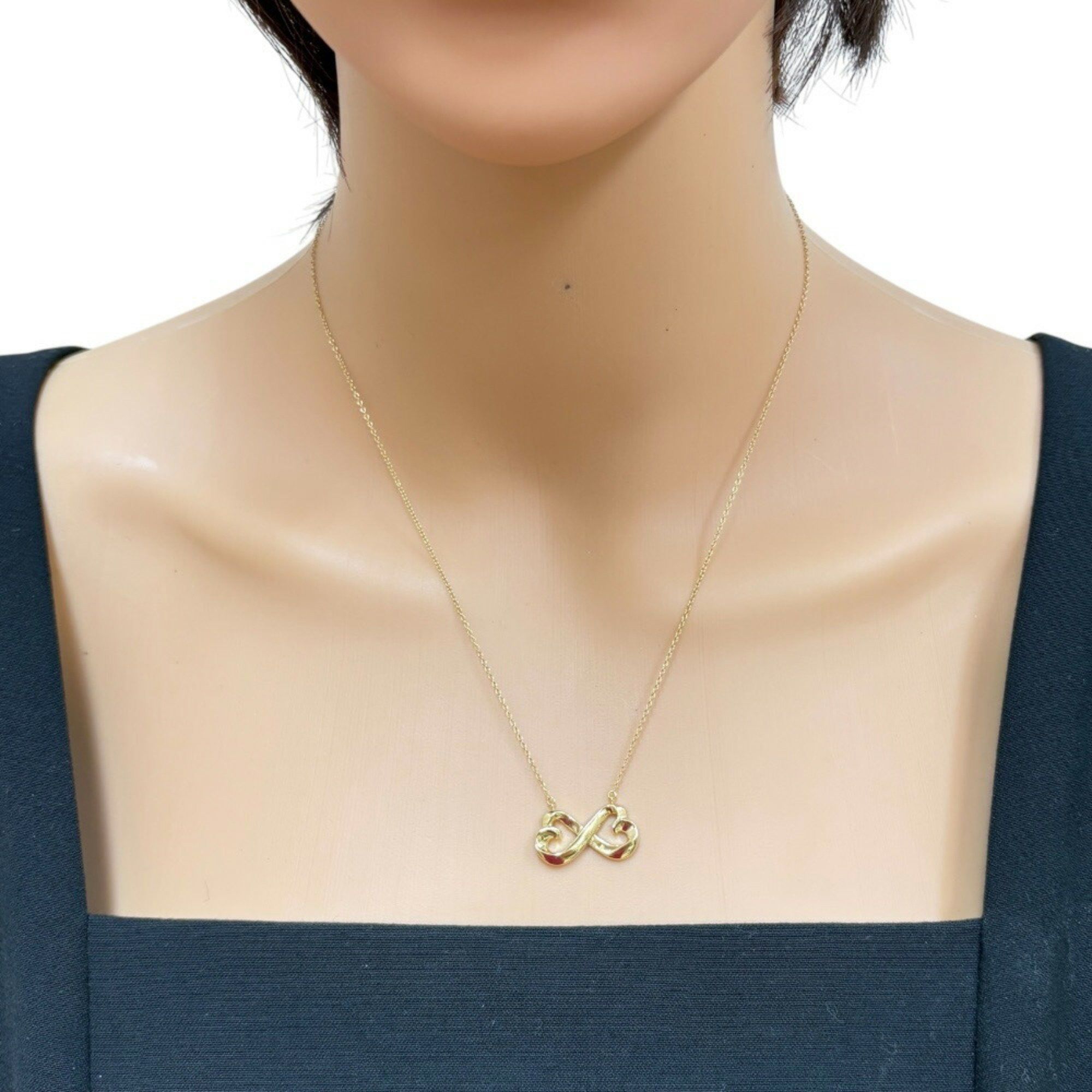 Tiffany & Co. Tiffany & Co Double loving heart necklace Size ONE SIZE - 8 Thumbnail