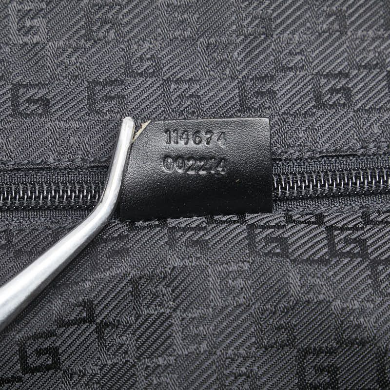 Gucci Gucci Gucci 114674 Canvas Leather 2way Boston Bag Canvas Travel Bag 114674 DUTY FREE for USA Size ONE SIZE - 15 Thumbnail
