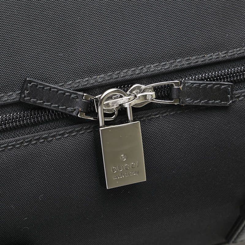 Gucci Gucci Gucci 114674 Canvas Leather 2way Boston Bag Canvas Travel Bag 114674 DUTY FREE for USA Size ONE SIZE - 11 Thumbnail