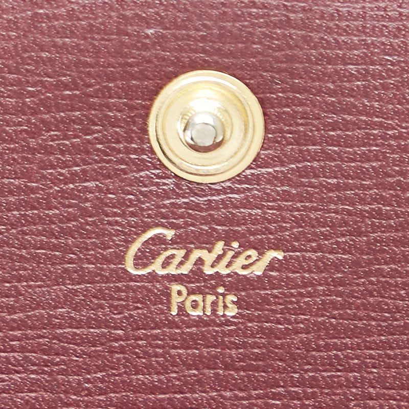 Cartier Cartier Cartier Must Line Leather Trifold Wallet Leather Short Wallet Size ONE SIZE - 10 Thumbnail