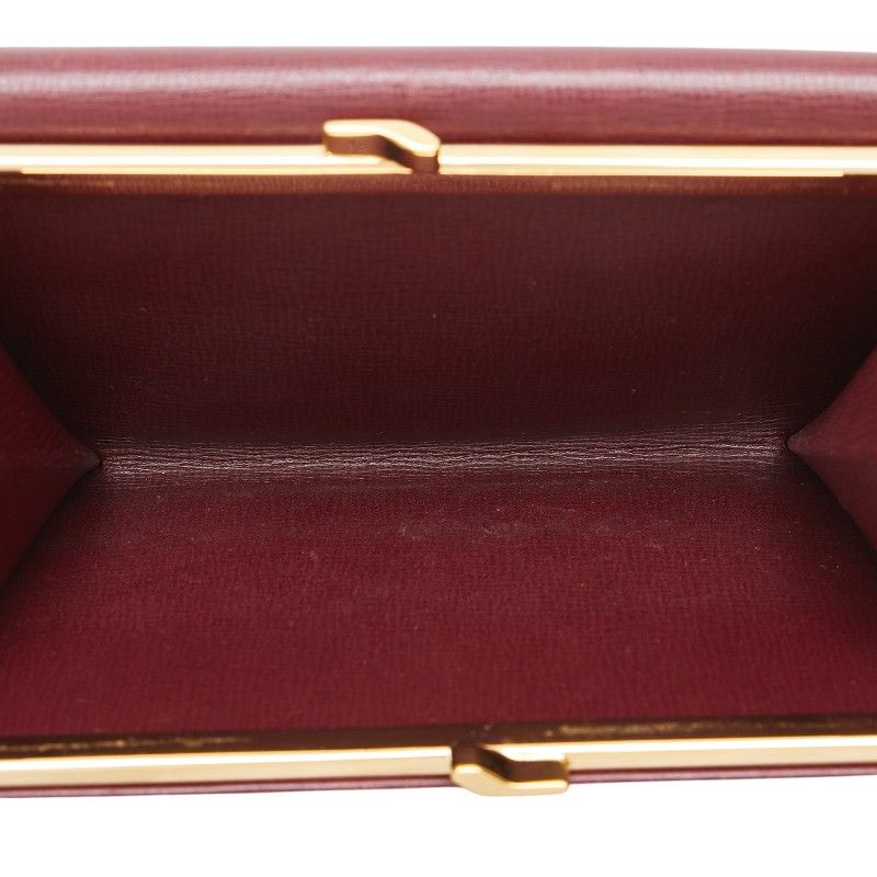 Cartier Cartier Cartier Must Line Leather Trifold Wallet Leather Short Wallet Size ONE SIZE - 9 Thumbnail