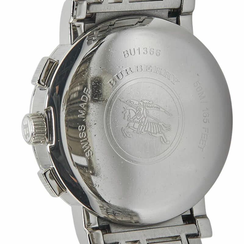 Dial Burberry Bu1366 バーバリー BU1366 クロノグラフ 黒 稼働品 定価