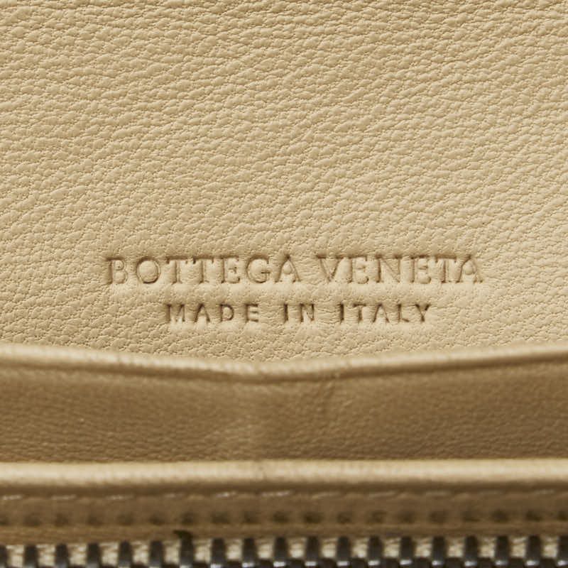 Bottega Veneta Bottega Veneta Intrecciato Leather Wallet Leather Long Wallet