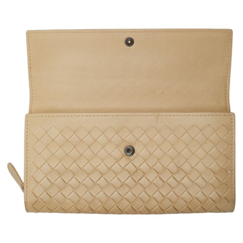 Bottega Veneta Bottega Veneta Intrecciato Leather Wallet Leather Long Wallet