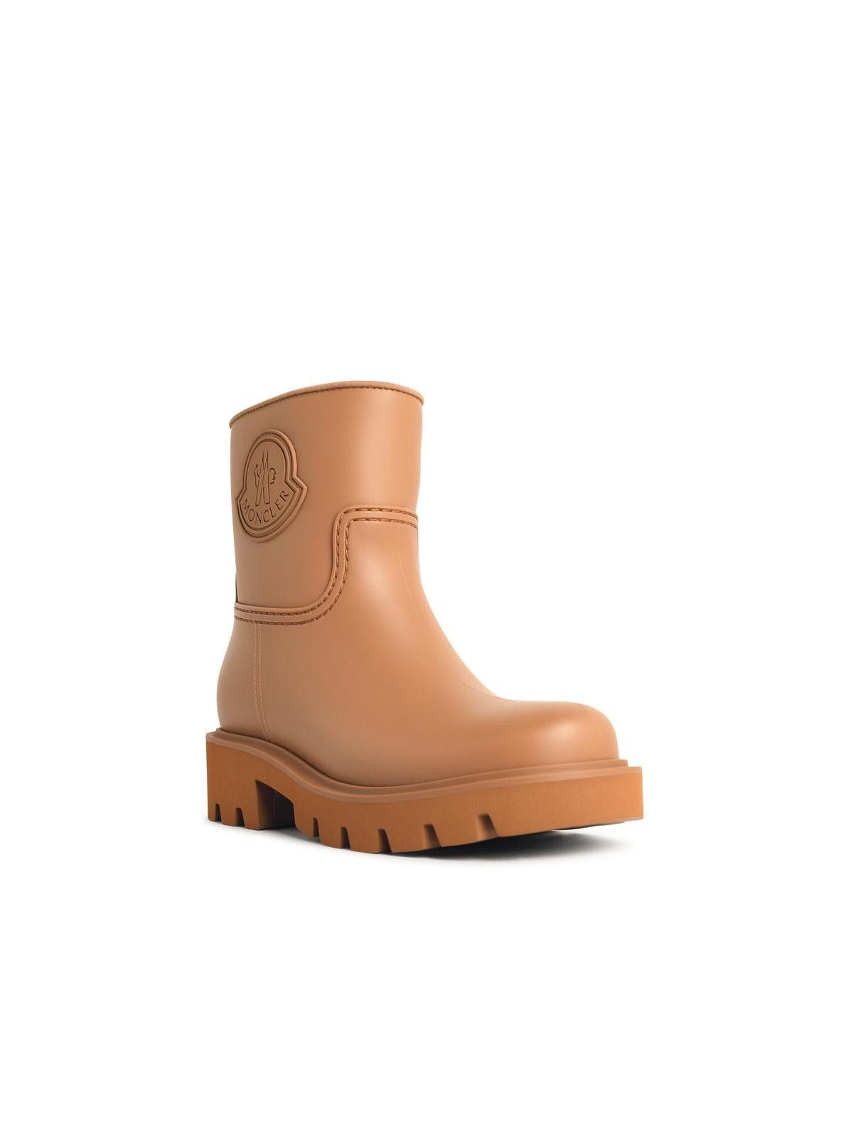 Moncler MONCLER 'Kickstream' Light Brown Pvc Rain Boots Size US 6 / IT 36 - 2 Thumbnail