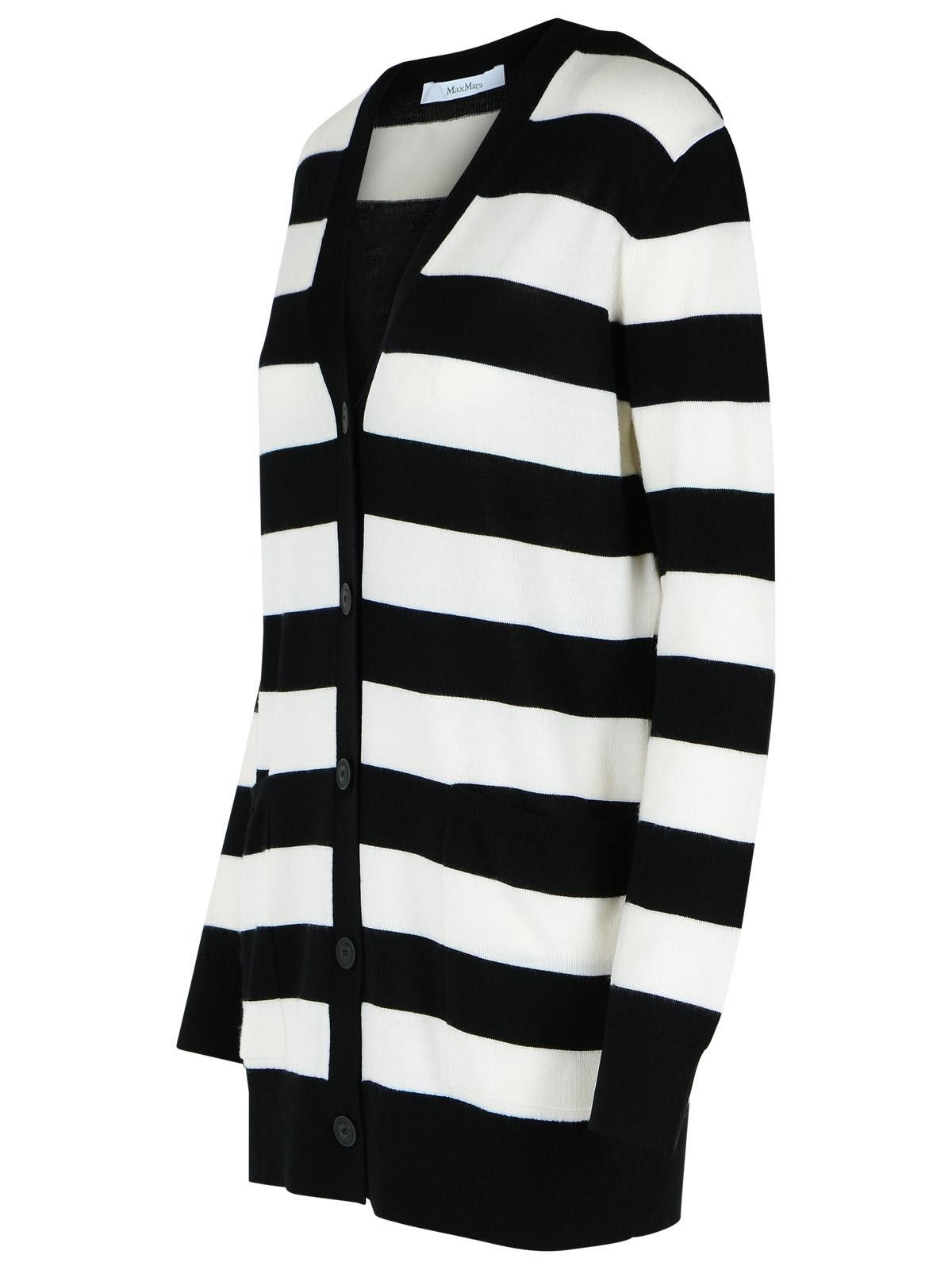 Max Mara MAX MARA 'Fiemme' Two-Tone Virgin Wool Cardigan Size XS / US 0-2 / IT 36-38 - 2 Thumbnail