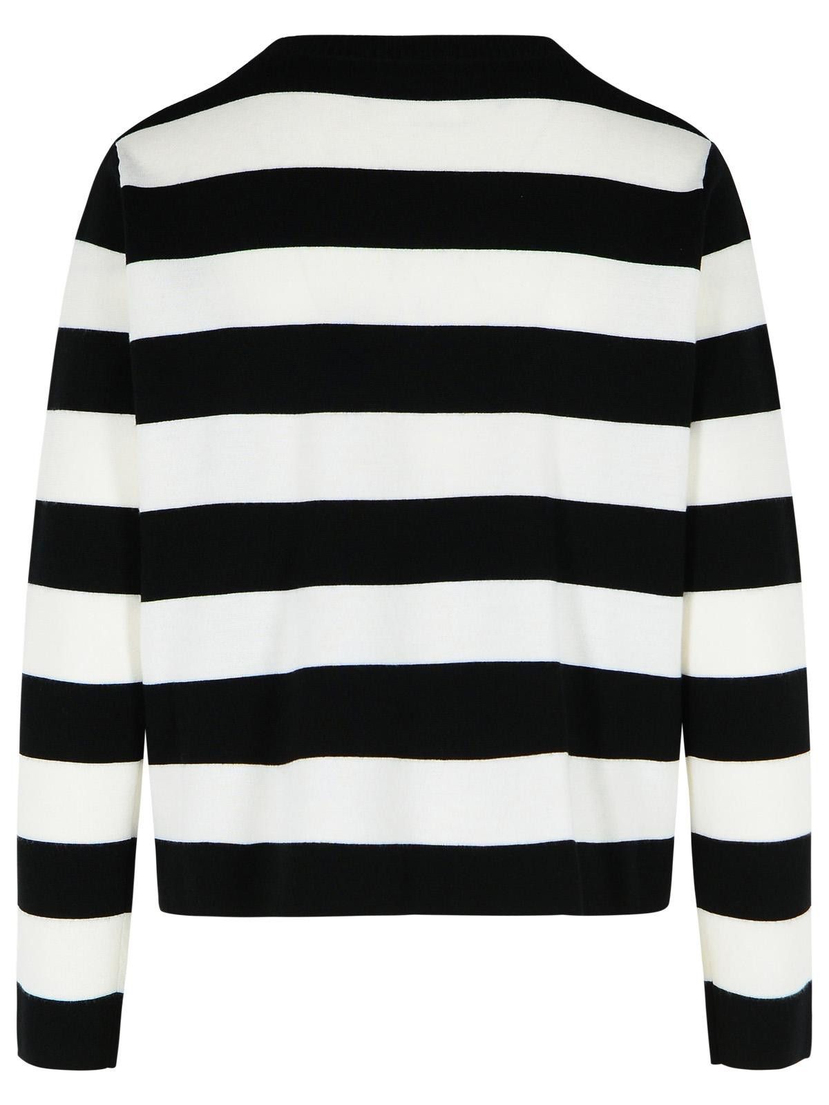 Max Mara MAX MARA 'Viterbo' Two-Tone Virgin Wool Sweater Size M / US 6-8 / IT 42-44 - 3 Thumbnail